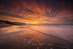 z3397 Yaverland Beach at Sunrise