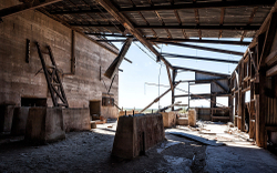 Vulture City, Arizona | Mill Interior