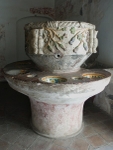 San Miguel Arcángel, baptismal font