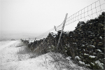 Snow Stone Wall