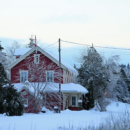 The Rothesay Station House - frozen in time.