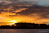 Setting sun at Stoneyford