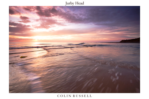 July sunset on the North West coast South of Jurby head.