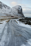 Coast road Unstad, Lofoten