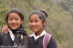 Schoolgirls in Chomrong