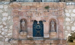 Nuestra Señora de los Remedios, façade, choir loft window