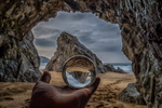 At the Cave at Murder Hole Beach