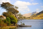 Boat on lake
