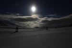 Adventdalen at full moon 5017