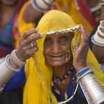 Smiling Rajasthani Woman