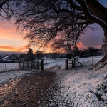 Winter Sunrise in Derrymore