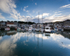 Padstow harbour at dusk, Cornwall