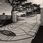 The gates of Burgh Island Hotel
