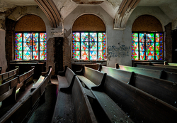 Agudas Achim Synagogue (Chicago,IL) | Window Triptych