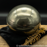 cb226 polished pyrite cannonball