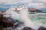 Nubble Light - Storm Surge