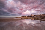 Clouds at Sunset over Malahide Beach