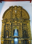 North nave wall, Our Lady of Sorrows retablo