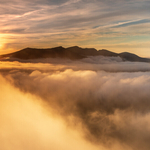 Brandon Cloud Inversion at Sunset, Dingle Peninsula