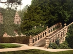 Haddon Hall the terrace steps Derbyshire 55