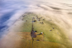 z3018 Morning Fog over Ashey Down