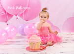 pink balloons
