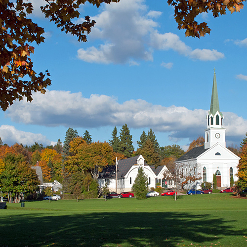 Located on Church Avenue in Rothesay, New Brunswick - St. Paul's Anglican Church was built in 1860.