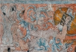 South wall mural presbytery, detail Centaur with human head & Augustin