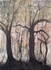 Wild Wood Drawing No. 11, 56cm x 76cm, Mixed Media on Paper