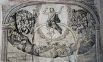 Lower cloister testera mural, detail