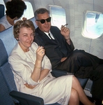 Smoking on a plane 1961