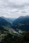 Looking into the Gottard Pass