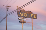 Bluewater Motel sign, Route 66