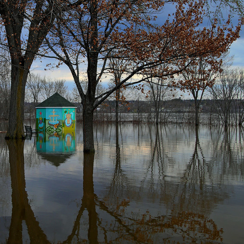 Fredericton Spring Flood 2018 New Brunswick Canada