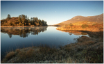 Waning Moon at Ballynahinch Lake, Connemara, Co Galway