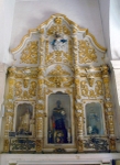 South nave wall, St. Benito of Palermo retablo
