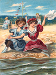 Victorian Beach Scene 20
