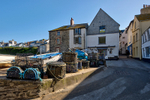 Lobster pots at Port Isaac in Cornwall