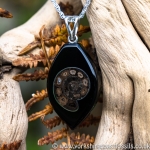 Sold jpai 179 Whitby Jet & Ammonite Inlay