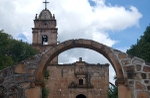 Santa María de la Paz, Zacatecas, Santa María, façade & atrial gate