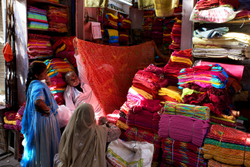 Fabric shop in Jodhpur market