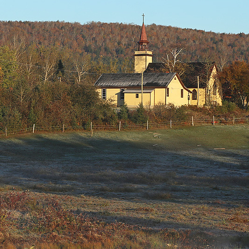 Christ Church is located on station road in Bloomfield, New Brunswick