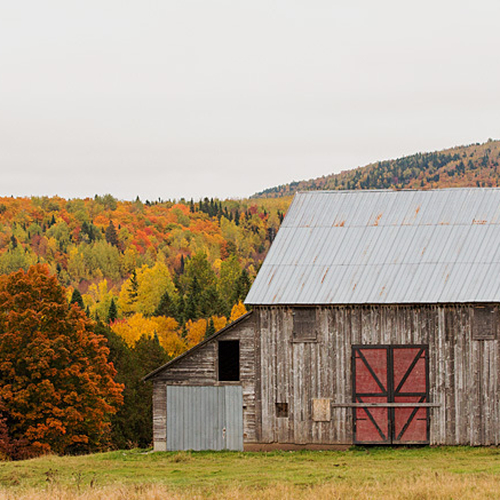 An old barn in Carleton County, New Brunswick