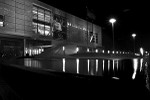 Clinton Library in Black and White
