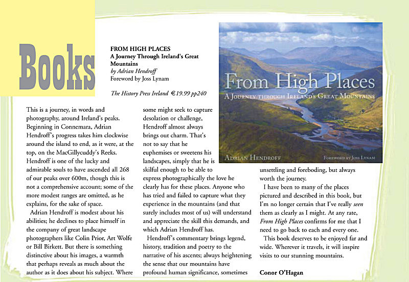 From High Places book review Walking World Ireland No.101