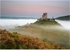 Corfe Castle at dawn 2