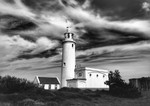 Hurst Castle bw