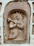 San Bartolo, exterior wall relief, Our Lady of Sorrows