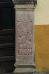 Façade portal, right pilaster relief