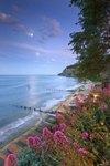 z2411 Under the Moon on Fishermans Beach, Shanklin